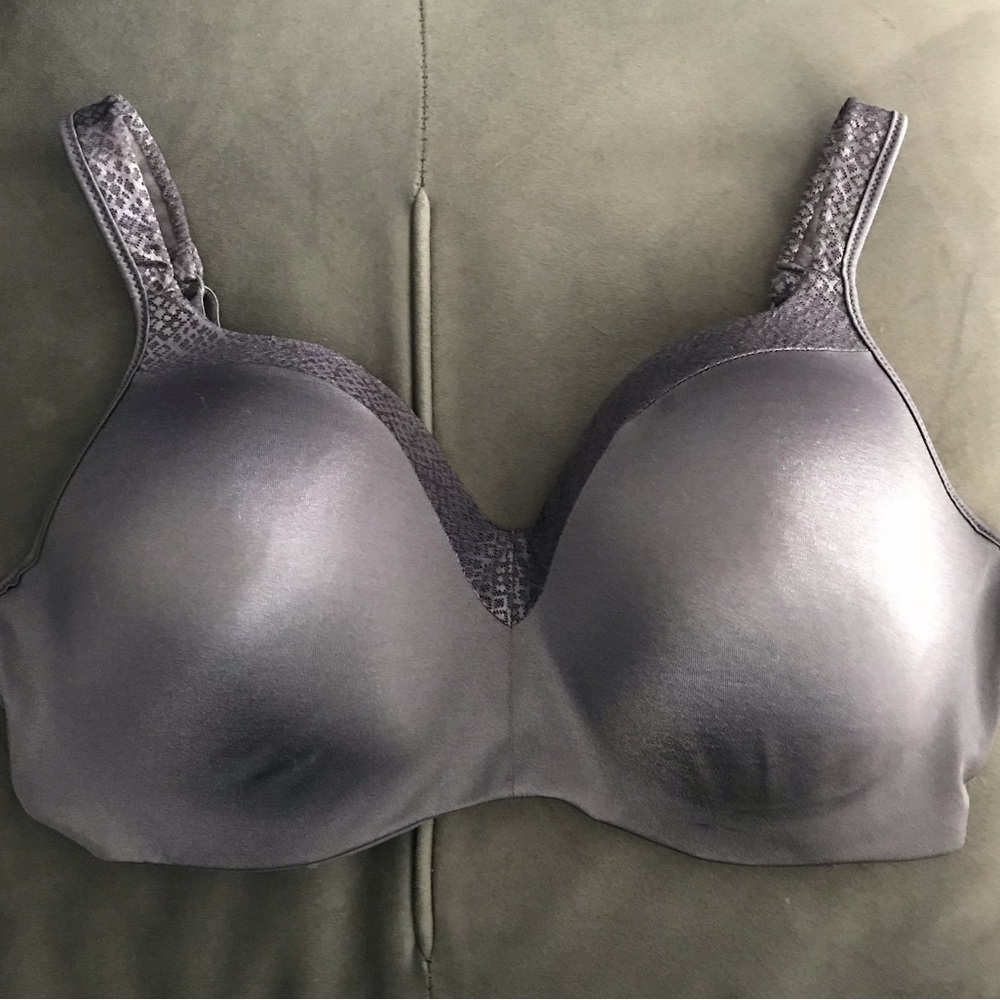 Playtex Smooth Full-Coverage Bra in Gray 38DD